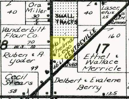 Auto Theatre - Auto Theatre Site Highlighted From 1961 Plat Book 4-17-05